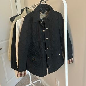 Authentic BURBERRY Westbridge Black Quilted Jacket Black XS